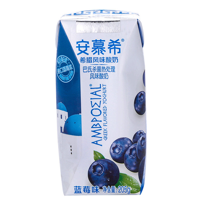 伊利安慕希希腊风味酸奶205g12蓝莓味