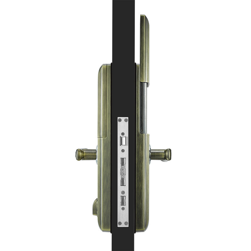 亚太天能指纹锁t8e青古铜