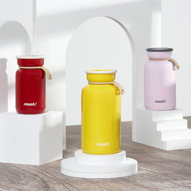 日本mosh拿铁杯迷你系列200ml宝蓝色