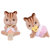 森贝儿家族公仔系列模型核桃松鼠双胞胎5081第2张高清大图