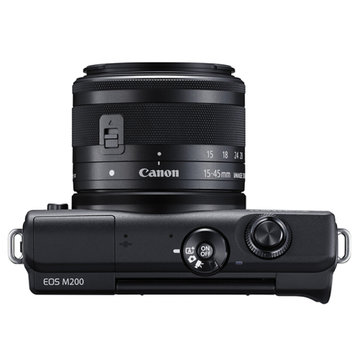 佳能数码相机EOSM200(EF-M15-45 IS STM)套机黑