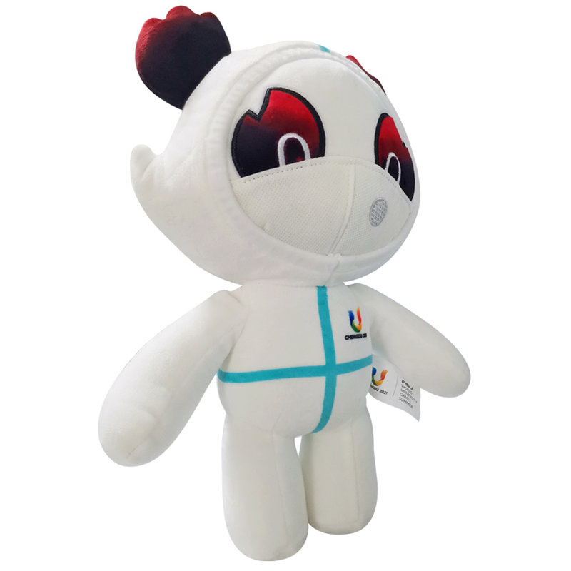 国美成都大运会吉祥物公仔特别纪念版白外观精美柔软亲肤限量版