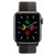 Apple Watch SE 智能手表 GPS+蜂窝款 44毫米银色铝金属表壳 风暴黑配灰色回环式运动表带MKT53CH/A第2张高清大图