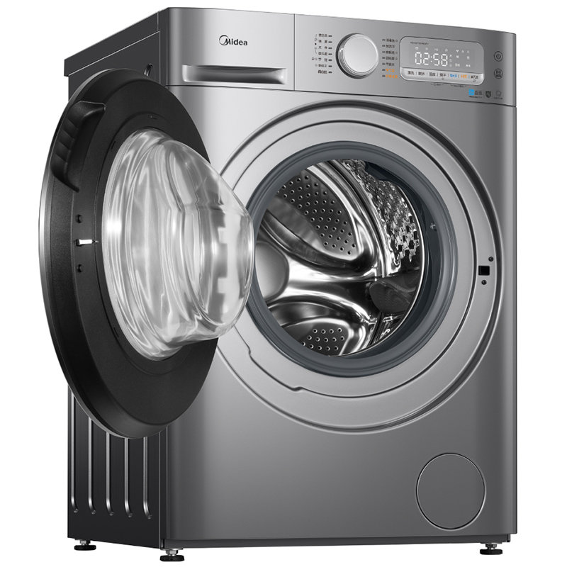 美的midea10公斤全自动直驱变频滚筒洗衣机初见系列蒸汽洗智能家电md