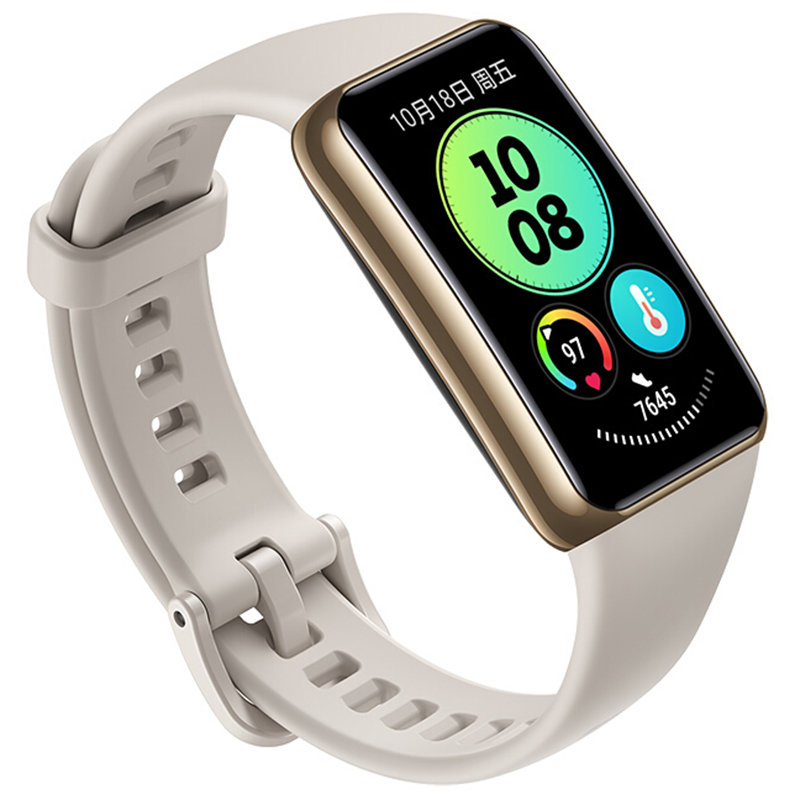 华为huawei智能手环6pro运动手环智能手环炫彩面屏超长续航体温研究