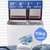 澳柯玛（AUCMA） 10公斤 双缸洗衣机 隐藏式旋钮大容量 钢化玻璃面板 XPB100-3158S 玫瑰金第3张高清大图