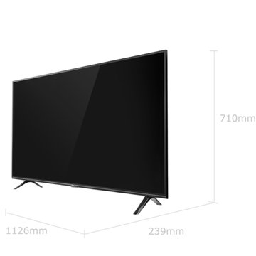 TCL 50L2 50英寸高画质4K超清HDR智能电视机 丰富影视教育资源（黑色）