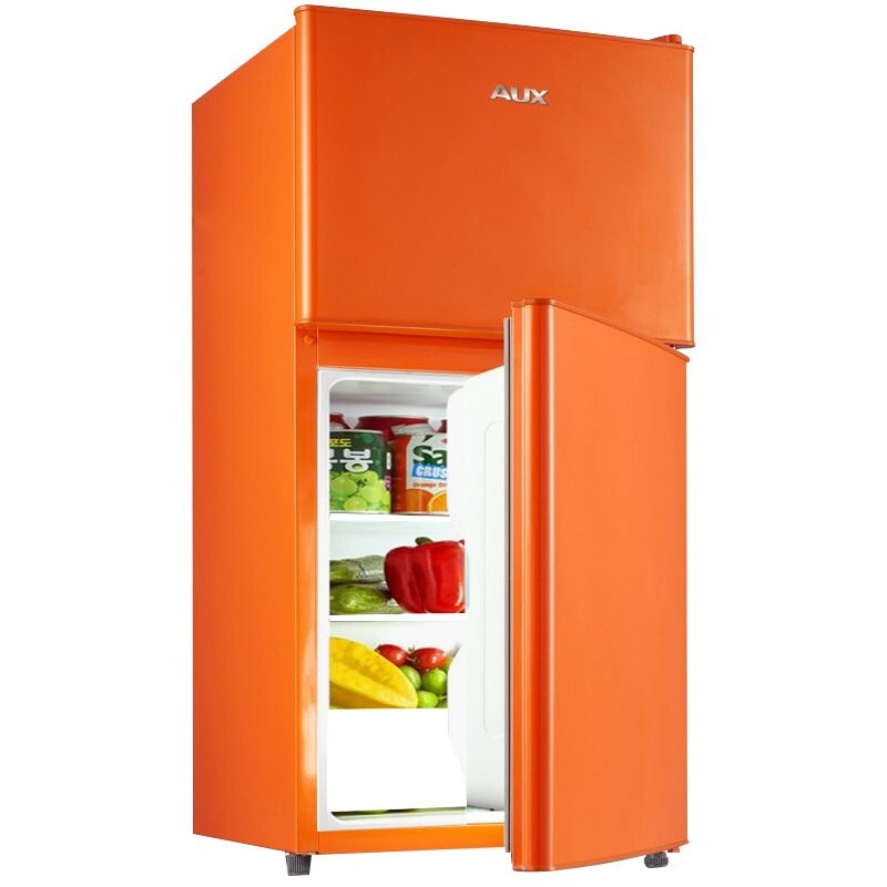 aux奥克斯bcd50ad50升冰箱小型实用双门冰箱节能家用宿舍租房酒店小